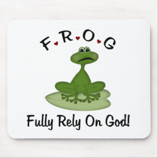 Fully Rely on God Mouse Pad
