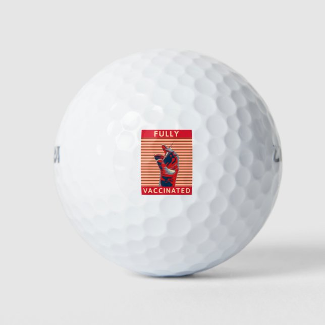 Fully Vaccinated Golf Balls (Front)