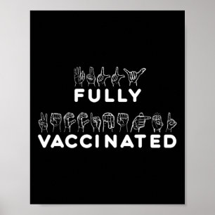 Fully Vaccinated Hand Sign Language 