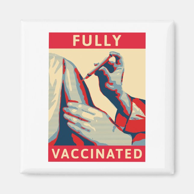 Fully Vaccinated Magnet (Front)