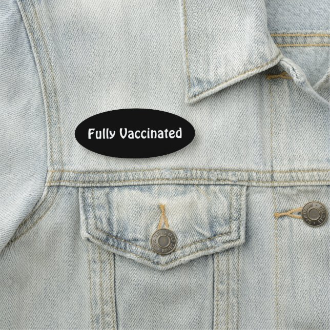 Fully Vaccinated Name Tag (In Situ)