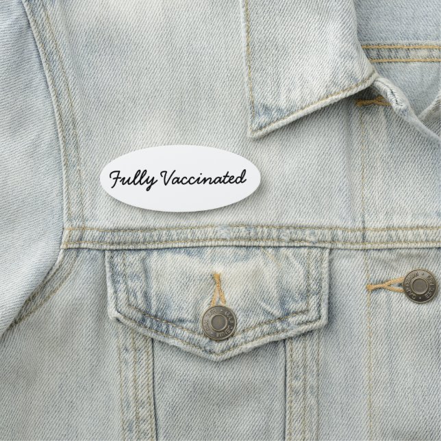Fully Vaccinated Name Tag (In Situ)