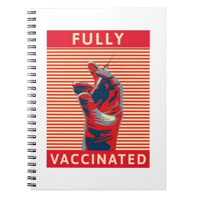 Fully Vaccinated Notebook (Front)
