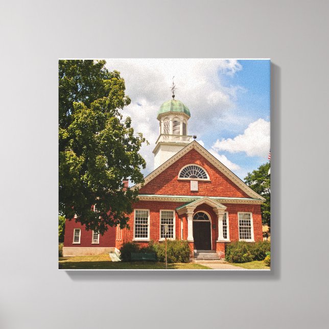 Fulton County Court House in Johnstown, NY Canvas Print (Front)