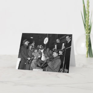 Fulton Fish Band, 1962 Card