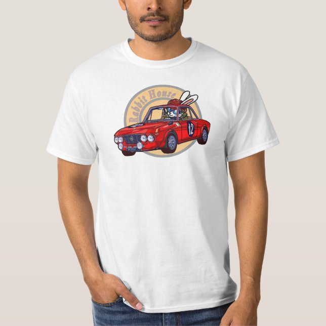 Fulvia type Rally HF - White T-Shirt (Front)