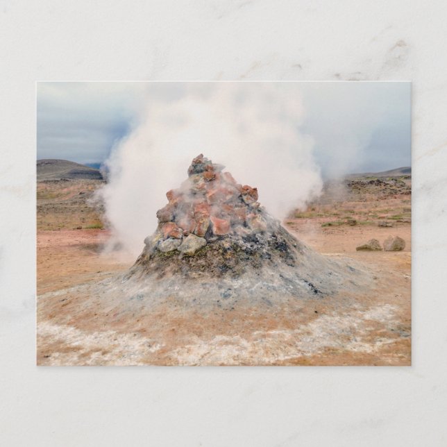 Fumarole, Hverir Geothermal Area, Iceland  Postcard (Front)