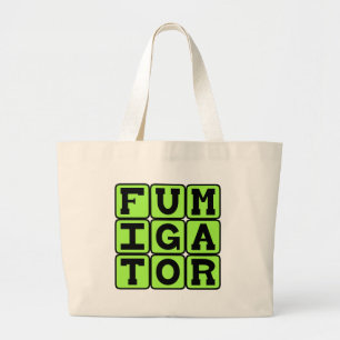 Fumigator, Bug Zapper Large Tote Bag