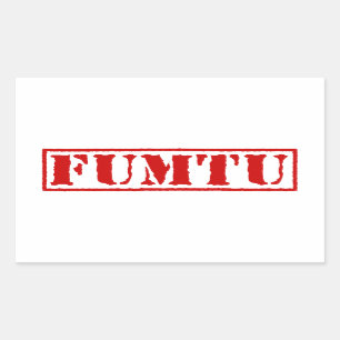 FUMTU RECTANGULAR STICKER