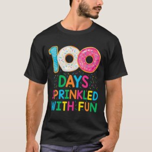 Fun 100 Days Sprinkled with Fun Doughnut School Te T-Shirt