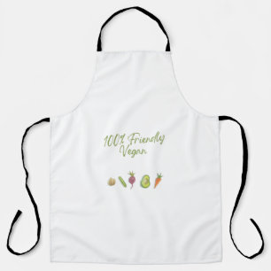 Fun 100% Friendly Vegan Apron