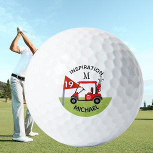 Fun 19th Hole Custom Cart Personalised  Golf Balls