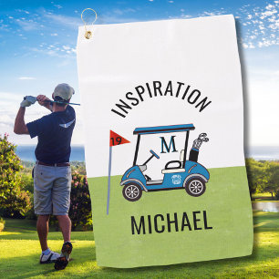 Fun 19th Hole Custom Cart Personalized Golf Towel