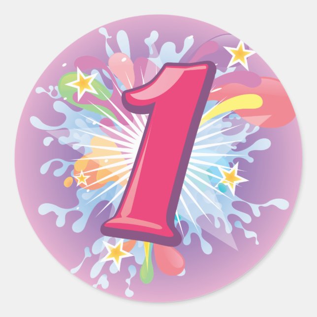 Fun 1 explosion sticker (Front)