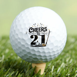 Fun 21st Birthday Golf Balls