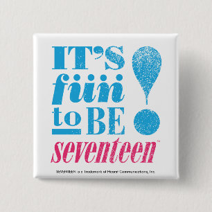 Fun 2 B 17-Aqua 15 Cm Square Badge