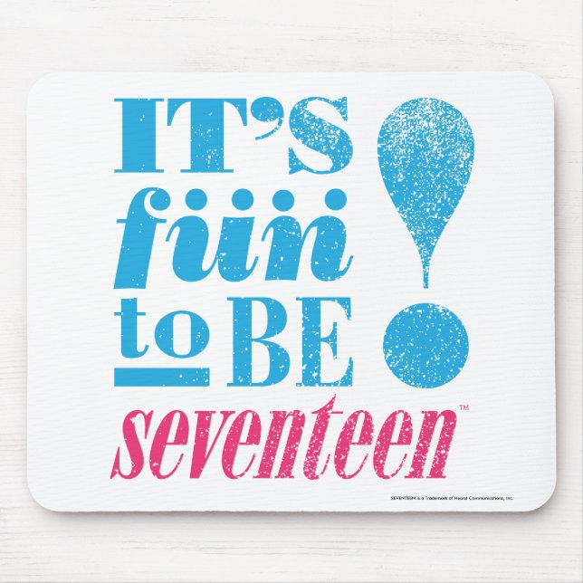 Fun 2 B 17-Aqua Mouse Pad (Front)