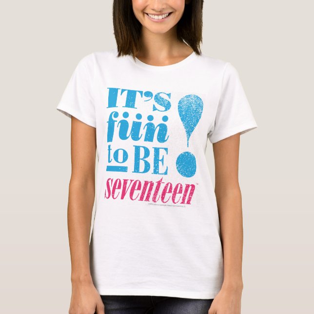 Fun 2 B 17-Aqua T-Shirt (Front)
