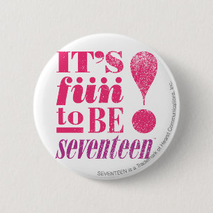 Fun 2 B 17-Magenta 6 Cm Round Badge