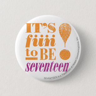 Fun 2 B 17-Orange 6 Cm Round Badge