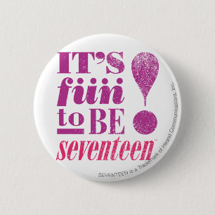 Fun 2 B 17-Purple 6 Cm Round Badge