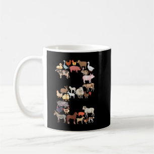 Fun 2nd Birthday Farm Animals Themed Toddler 2 Yea Coffee Mug
