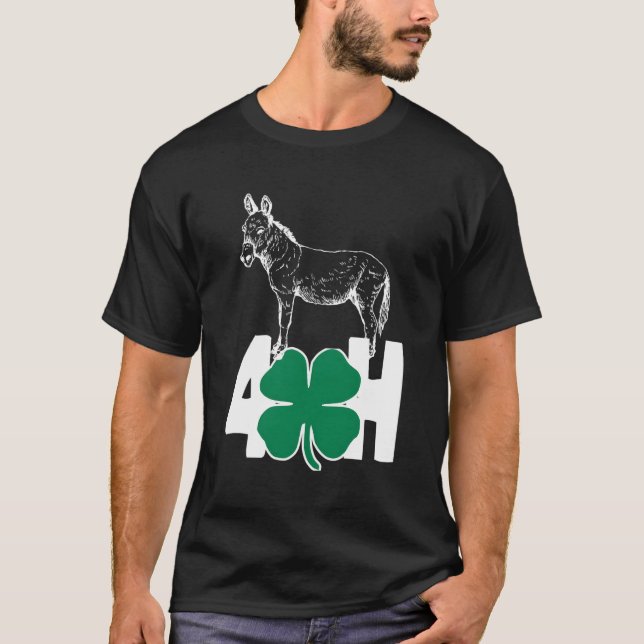 Fun 4-H Love Donkey Or Burro Shirt (Front)