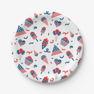 Fun 4th Of July Paper Plate