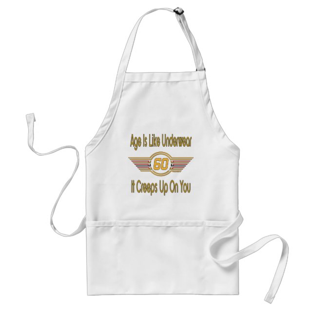 Fun 60th Birthday Gifts Standard Apron (Front)