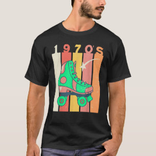 Fun 70s Roller Skates Derby Disco Retro Vintage 19 T-Shirt