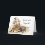 Fun 70th Birthday "Don't grow up " Cute Seals Card<br><div class="desc">Fun Custom Age Birthday "Don't Grow up Now" Cute Seals</div>