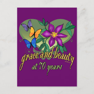 Fun 70th Birthday Gifts Postcard