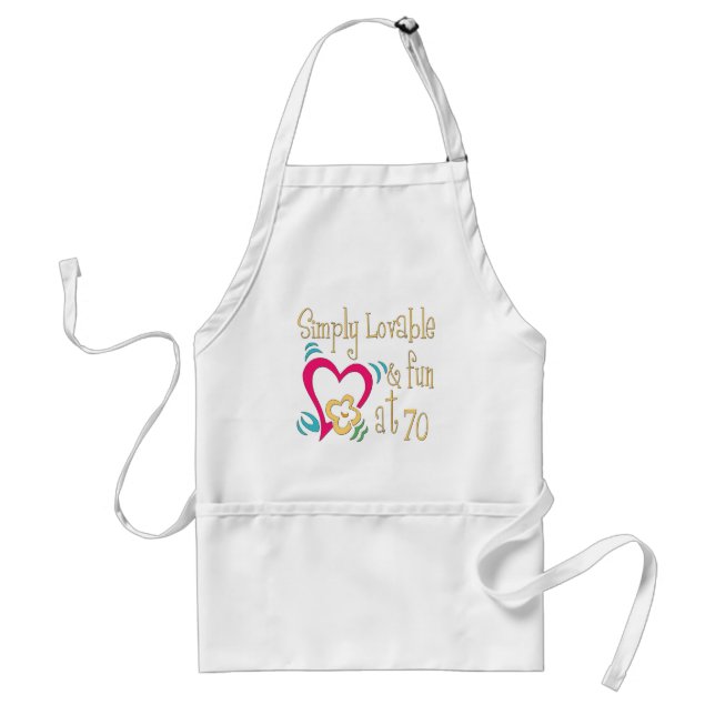 Fun 70th Birthday Gifts Standard Apron (Front)
