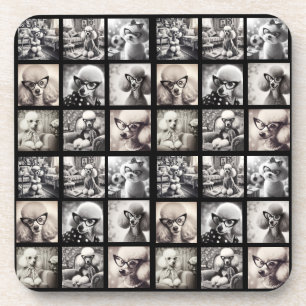 Fun 9 Photo Collage Pictures Coaster