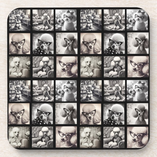 Fun 9 Photo Collage Pictures Coaster (Front)