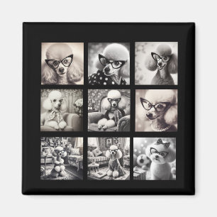 Fun 9 Photo Collage Pictures Magnet