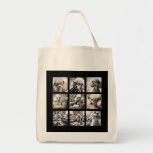 Fun 9 Photo Collage Pictures  Tote Bag