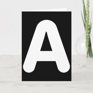 Fun A Letter Halloween Costume For Group Matching Card