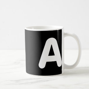 Fun A Letter Halloween Costume for Group Matching  Coffee Mug