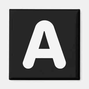 Fun A Letter Halloween Costume For Group Matching  Magnet