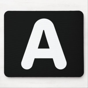 Fun A Letter Halloween Costume for Group Matching  Mouse Pad