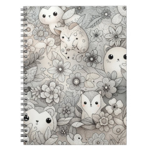 Fun Abstract Animal Collection Notebook