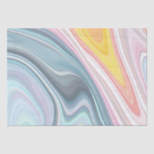 Fun Abstract marble pattern party tissue paper