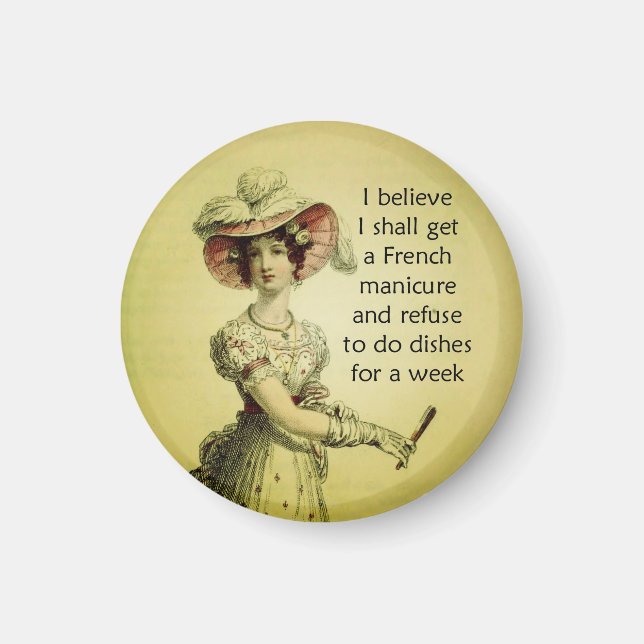 Fun Ackerman Woman Magnet for Her (Front)