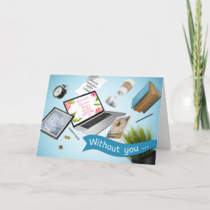 Fun Admin Professionals Day Card- The Chaos Theory Card