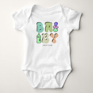Fun Adorable Personalised Infant Name Baby Bodysui Bodysuit