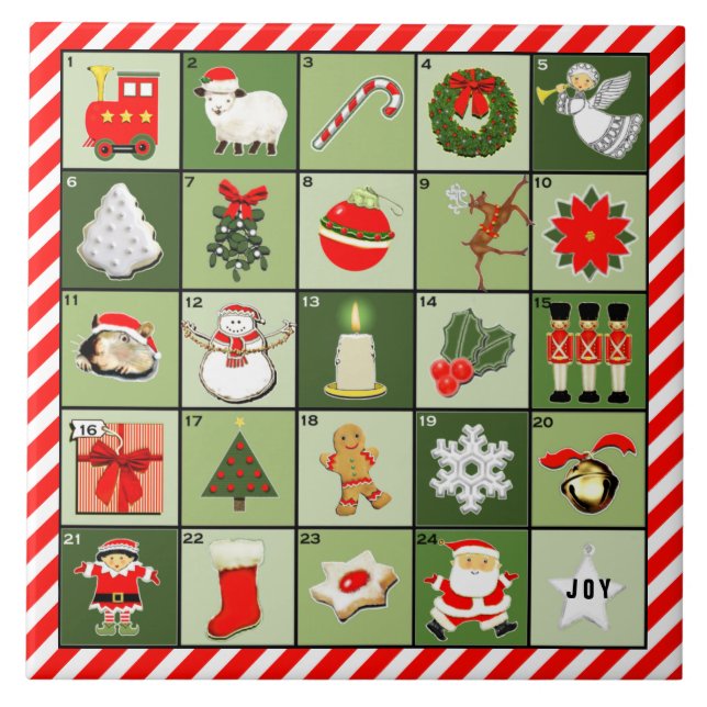 Fun Advent Calendar Tile (Front)