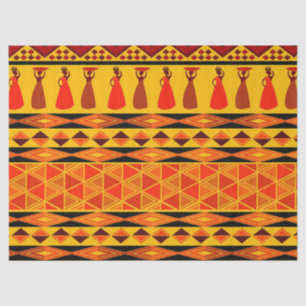 Fun African Tribal pattern party tissue paper