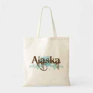 Fun Alaska Grunge T-shirt Gift Tote Bag