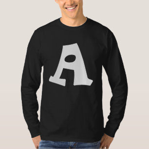 Fun Alphabet Letter A Kindergarten Teacher Cute In T-Shirt